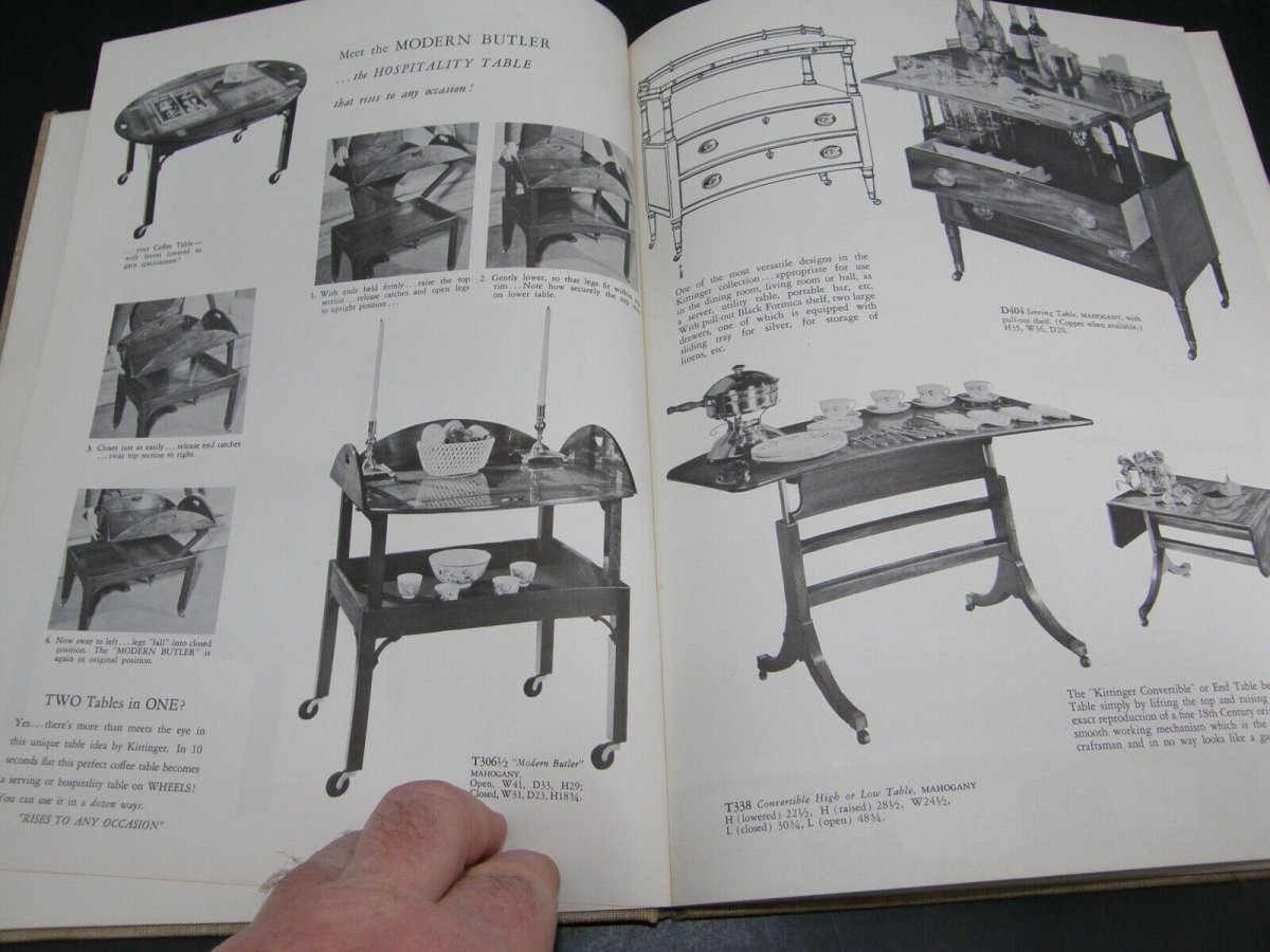 0034:: 1952 1st Ed. Kittinger Furniture sales catalog #83 hardback Illustrated with photographs - Image 4