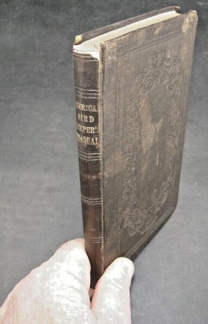 0351:: 1848 -RARE- 1st Ed. "American Bird-Keeper's Manual: ...Canary Birds" by James Mann