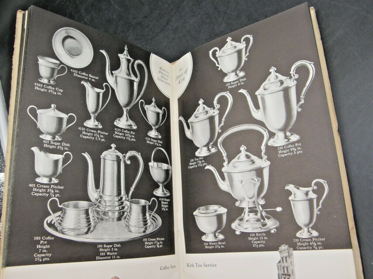 0033:: 1935 1st Ed. Catalog "Sterling Silverware by Kirk America's Oldest Silversmiths" Baltimore Maryland - Image 5