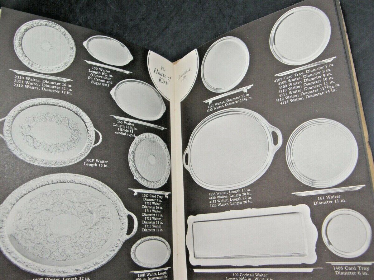 0033:: 1935 1st Ed. Catalog "Sterling Silverware by Kirk America's Oldest Silversmiths" Baltimore Maryland - Image 7
