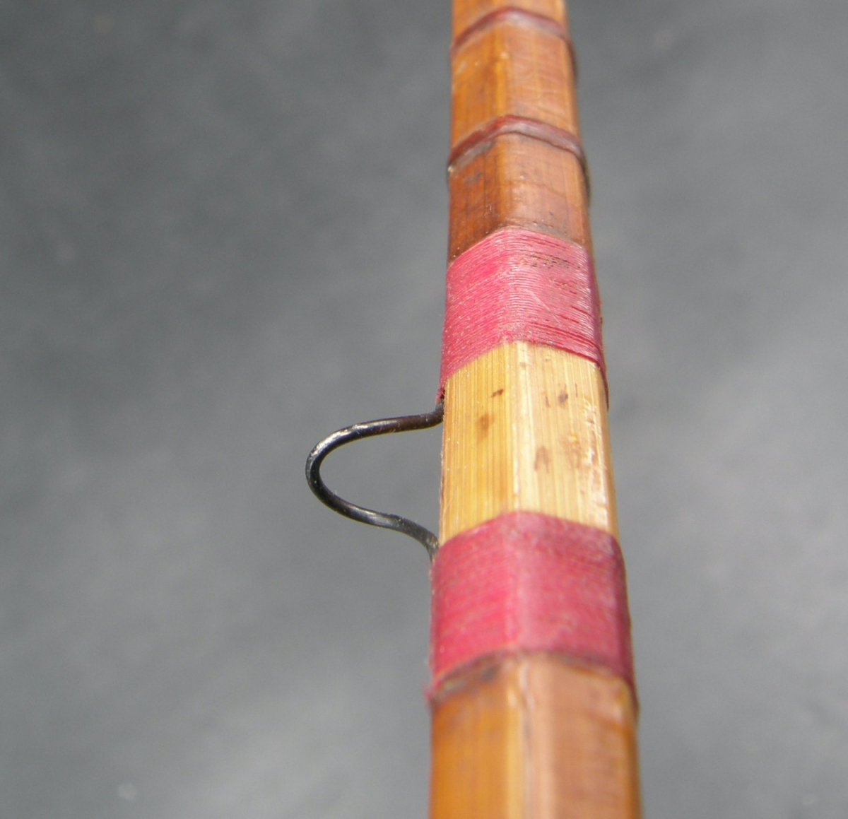 0409:: 1880s Fishing. Rod: A.W. Gamage London, 3-piece split bamboo: 119½”L  - Mark C. Grove