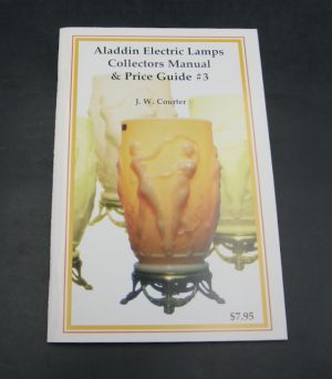 1926:: 1st Ed 1997:  "Aladdin Electric Lamps Collector's Manual and Price Guide" by JW Courter Published by JW and Trevor Courter (1997).