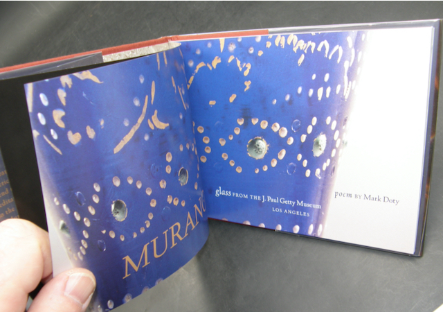 =SOLD= 1961:: 1st Edition 2000: "Murano: Glass from the J. Paul Getty Museum" poem by Mark Doty curated by Catherine Hess - Image 4