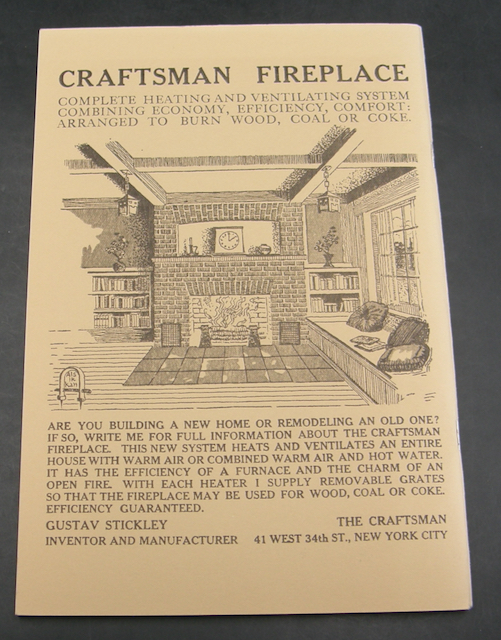 =SOLD= 2000:: Reprint 1912: "Catalogue Of Craftsman Furniture Made by Gustav Stickley at the Craftsman Workshops, Eastwood, NY" by Gustav Stickley - Image 4
