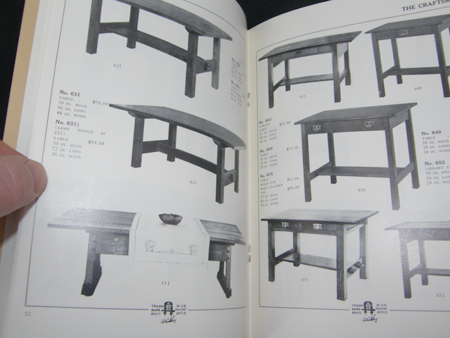 =SOLD= 2000:: Reprint 1912: "Catalogue Of Craftsman Furniture Made by Gustav Stickley at the Craftsman Workshops, Eastwood, NY" by Gustav Stickley - Image 6