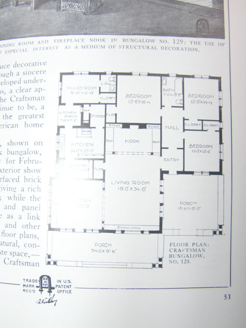 =SOLD= 2000:: Reprint 1912: "Catalogue Of Craftsman Furniture Made by Gustav Stickley at the Craftsman Workshops, Eastwood, NY" by Gustav Stickley - Image 11