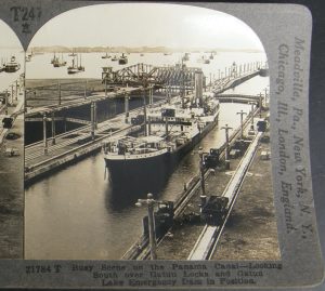 2150:: Stereoviews: 1918 Panama Canal, Marine Nautical Shipping Freight. Keystone, 21784 T.