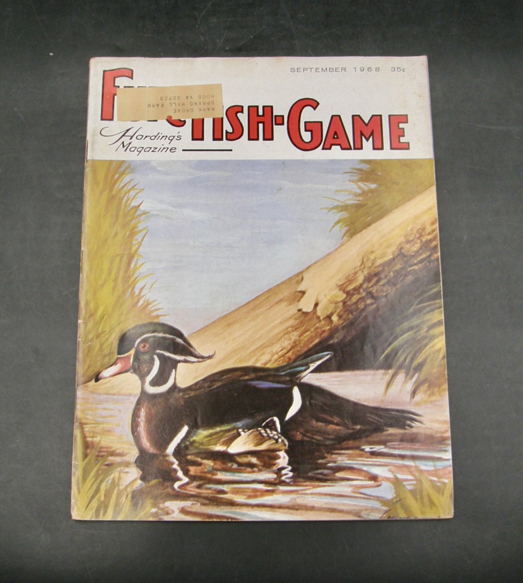 2319:: Fur-Fish-Game Harding's Magazine September 1968 Vol. 64, No.9