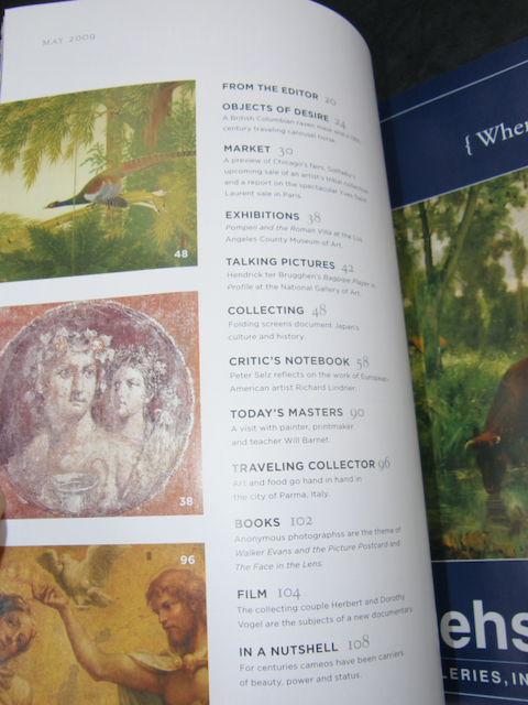 2446:: Art & Antiques, Magazine, MAY 2009, Vol.XXXII, No.5, Fooling the Eye, Mexican Modernists, Will Barnet, Exploring Parma, Japanese Screens - Image 5