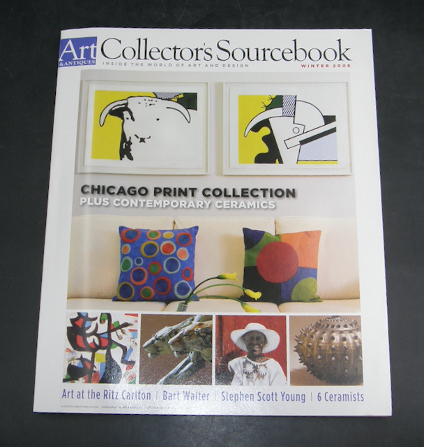 2463:: Art & Antiques Collector's Sourcebook, 2008, Special Edition. Ritz Carlton Art, Bart Walter, Stephen Scott Young, Ceramists
