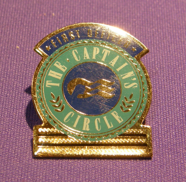 2584:: Lapel Pin, Princess Cruise Ship, Ocean Liner, First Officer The  Captain's Circle: 18 by 23 mm - Mark C. Grove