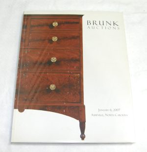 2923:: Brunk's Auction Galleries Catalogue: 6 JAN 2007. Extraordinary Americana.
