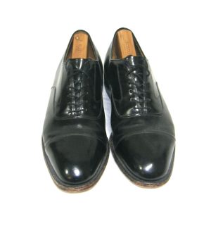 3037:: Business Shoes, Johnston & Murphy, Black, Made in Mexico, 22-2981 1002V: size 9 D/B 9031