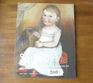 3103:: Sotheby's New York, Auction Catalogue with Price List, JAN 22nd 2005, Sale N08054, Jon and Rebecca Zoler Americana Folk Art Collection
