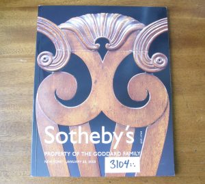 3104:: Sotheby's New York, Auction Catalogue with Price List, JAN 22nd 2005, Sale N08055, Goddard Family Collection
